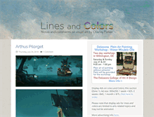 Tablet Screenshot of linesandcolors.com
